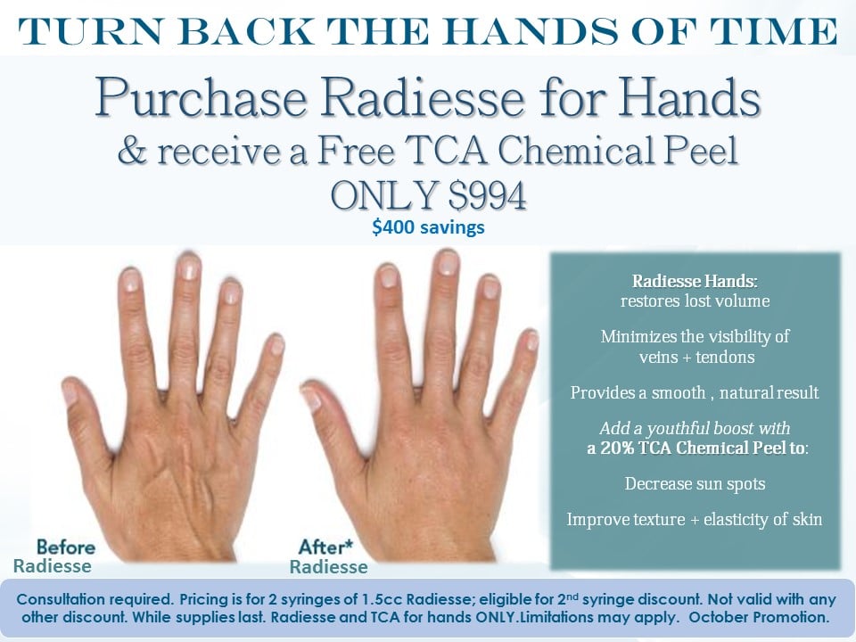 Take Back The Hands Of Time With Our Combination Treatment of Radiesse & a TCA Peel img 2