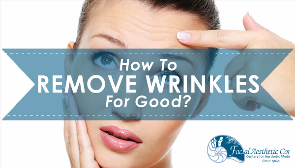 How do you get rid of wrinkles for good? What's the secret?